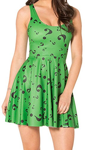 Sister Amy Girl Printed Elastic Sleeveless Shaping Breathable Camisole Skater Dress