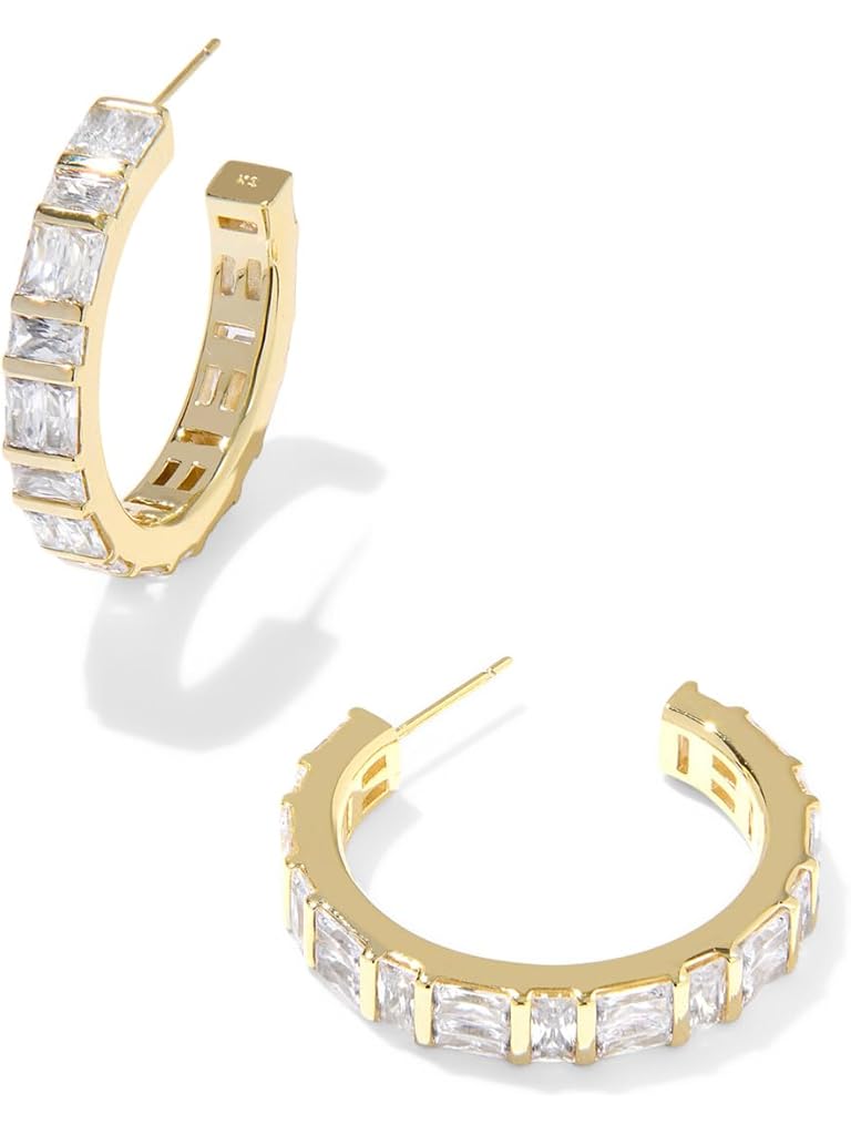 Gold Kendra Scott Jamie Hoop Earrings