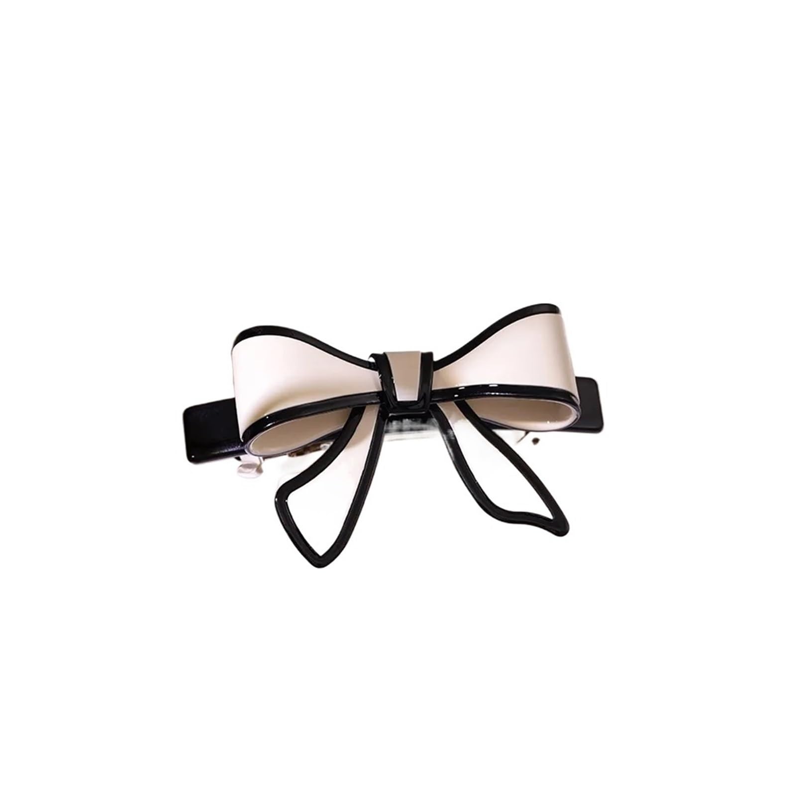 Accessori versatili for morsetti for fermagli for capelli con nodo a farfalla for impugnature([Beige 8CM spring clip]])