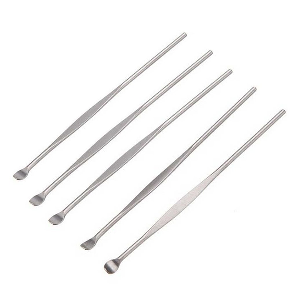 5Pcs Stainless Steel Earpick Cleaner Ear Pick Wax Curette Remover Care Tool Hot
