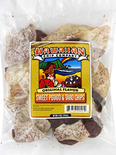 HAWAIIAN CHIP COMPANY Original Chips, Sweet Potato and Taro, 4 Ounce image 2