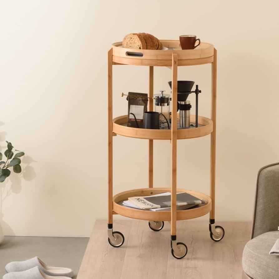 3段 ガラステーブル　サイドテーブル　ワゴン　キャスター　おまけ付き 楽天市場】【3連休限定P2倍+先着最大700円OFF】テーブルワゴン