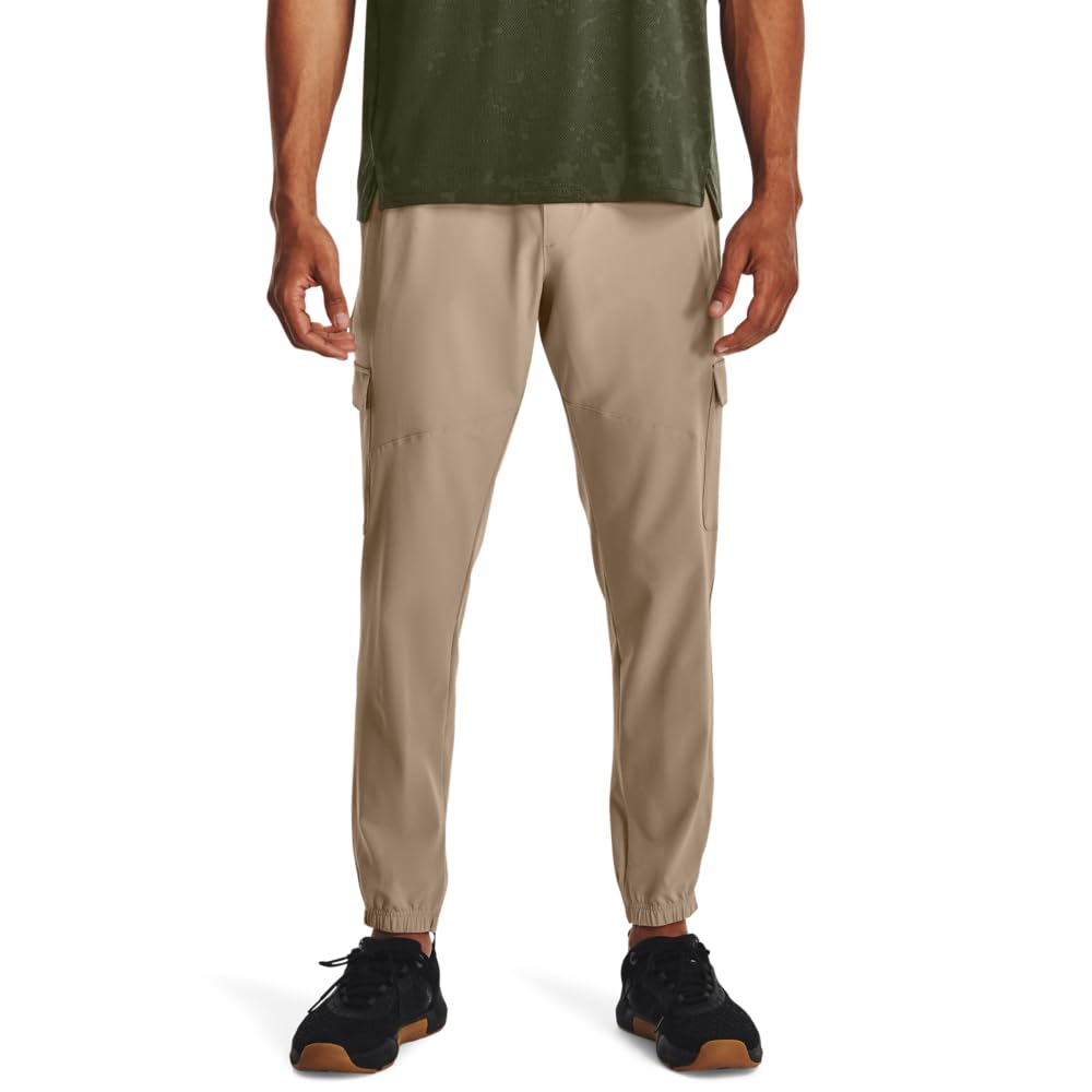 Under Armour Mens Stretch Woven Cargo Pants Brown S