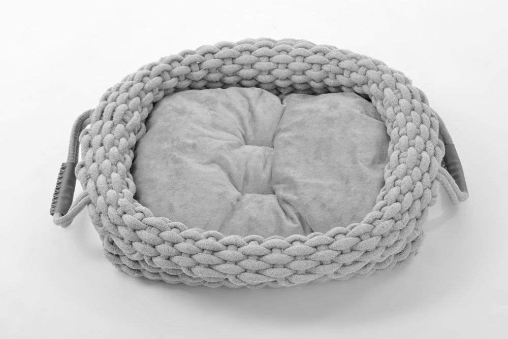animal-design Cuccia per cani Knit cuccia per cani, resistente, in tessuto di cotone intrecciato, diverse misure, misura 1