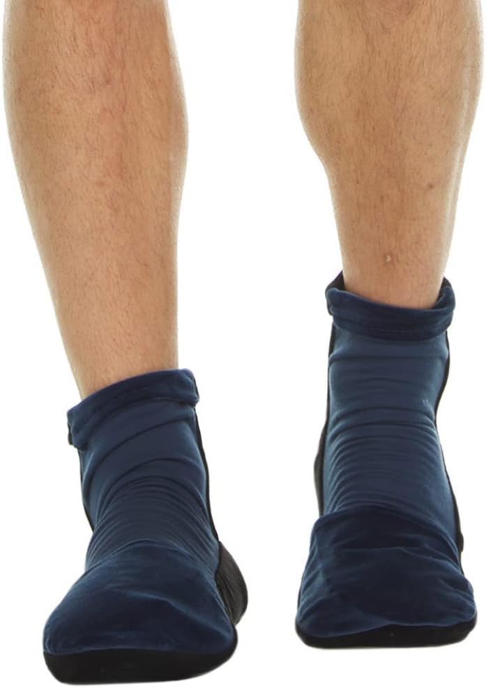 FOMI Hot Cold Therapy Gel Ice Socks | 2 Socks – Blue, Large | Cooling Wrap for Swollen Sore Feet, Toes, Heel, Arch Pain, Plantar Fasciitis, Heel Spurs, Gout, Chemotherapy, Arthritis | 10-13 Shoe Size