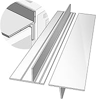 Vista 13 de Cubierta de silicona para encimera de cocina, 25 pulgadas de largo y extra anchas para llenado de huecos de estufa, 2 piezas, entre horno