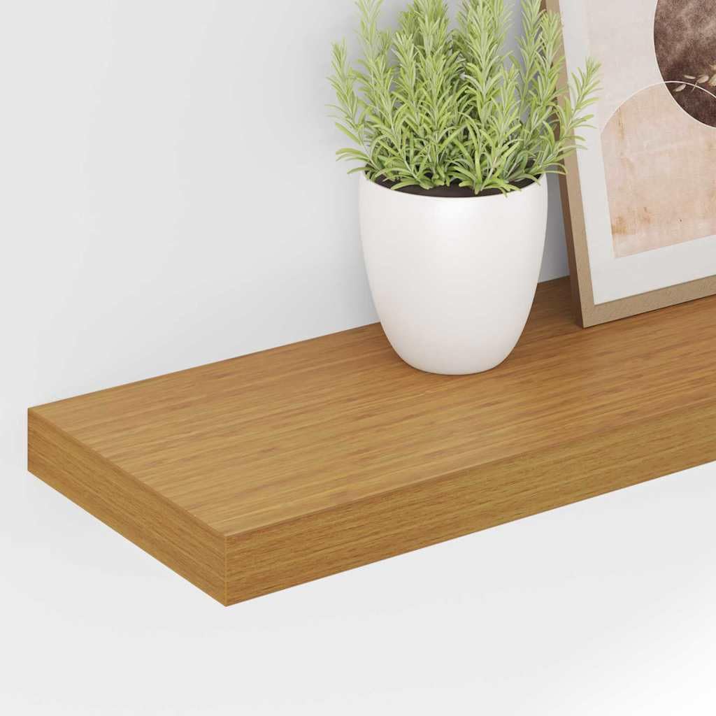 Wandregal Beige 120 x 23,5 cm Schweberegal Holzwerkstoff