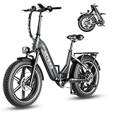 Powerful Peak 1400 W Motor: Heybike Folding electric bike for adults equipped with a powerful 750 W (Peak 1400 W) brushless geared motor that easily climbs 30-degree slopes and achieves a maximum speed of 28 MPH, 720 WH Removable Large Battery which ...