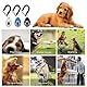 OUDQFCJ 3-teiliges Hundetrainings-Clicker-Set, Trainingswerkzeug-Set, Clicker-Hundepfeife mit Armband für professionelles Haustiertraining, zum Training (Schwarz, Blau, Weiß)