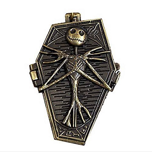 R de 2015 minuterie Nouvelle arrivée de Quartz Montre de Poche de la Burtons Nightmare Before Christmas de Montre de Poche Cover