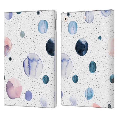 Housse cuir iPad 10.2 Ninola Pastel anti-rayures avec support vidéo et fentes cartes