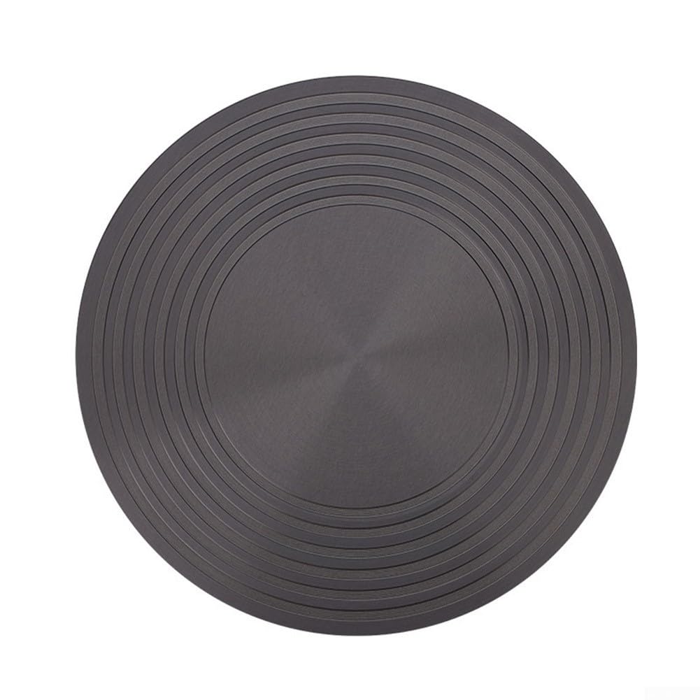 Placa adaptadora de inducción de doble cara, placa difusora de calor, placa de conducción de calor antideslizante, para utensilios de cocina de vidrio (28 cm)