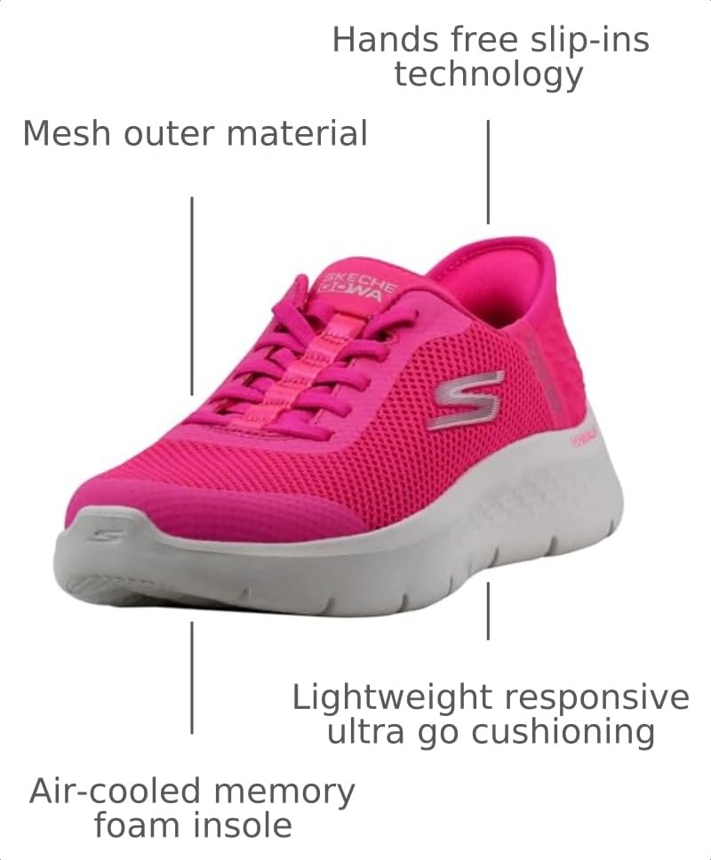 Image of Skechers Women's Hands Free Slip-ins Go Walk Flex - Grand Entry Sneaker