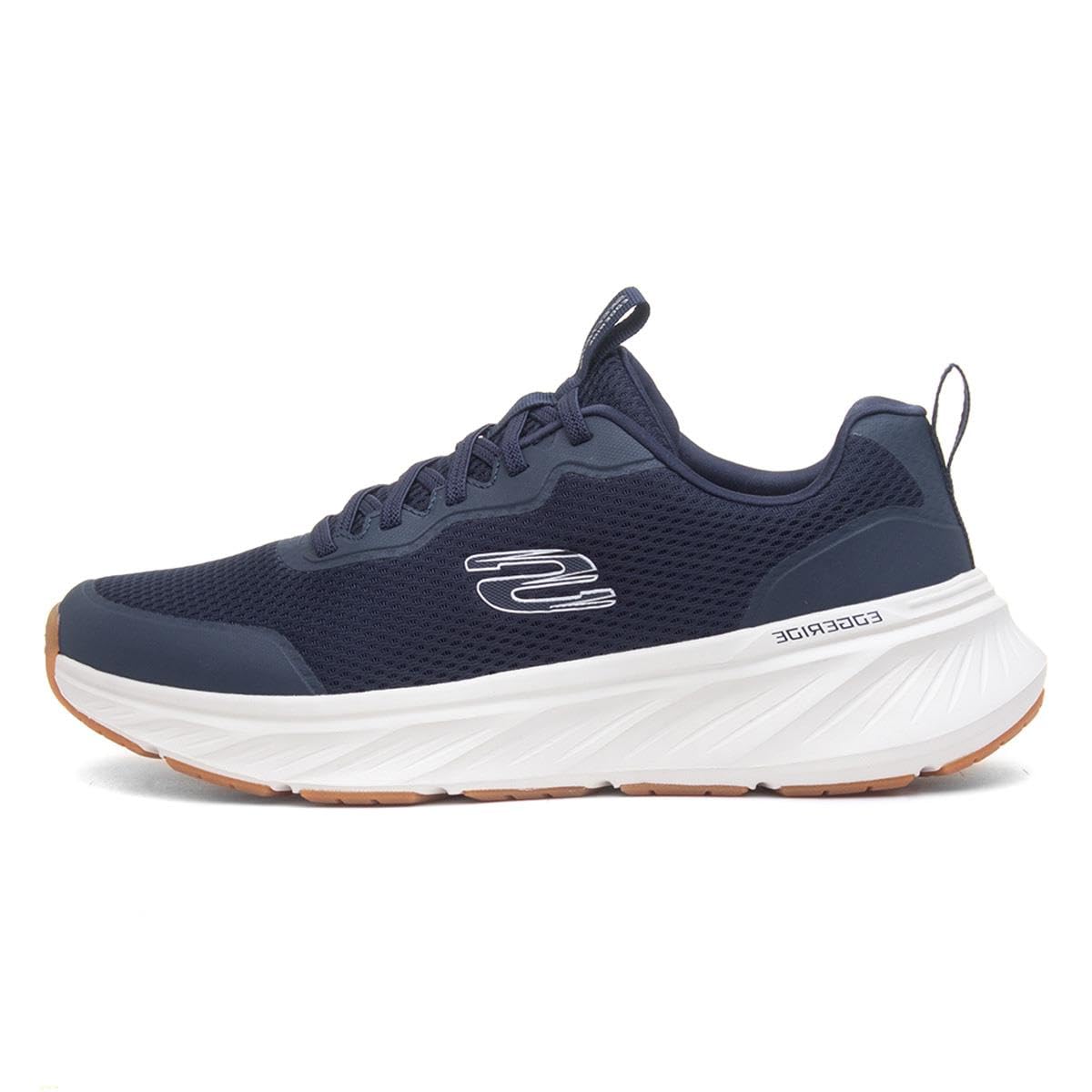 Skechers Men's Edgeride Rekze Sneaker, Navy Mesh/TPU/White Trim, 9 UK