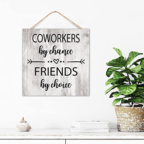 Cadeau pour collègues panneau mural rustique en bois décoratif