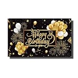 カラーシリーズ 誕生日背景布 撮影用バナー 子供用 誕生日飾り ハッピーバースデー ポリエステル製 壁掛け装飾 (C08)