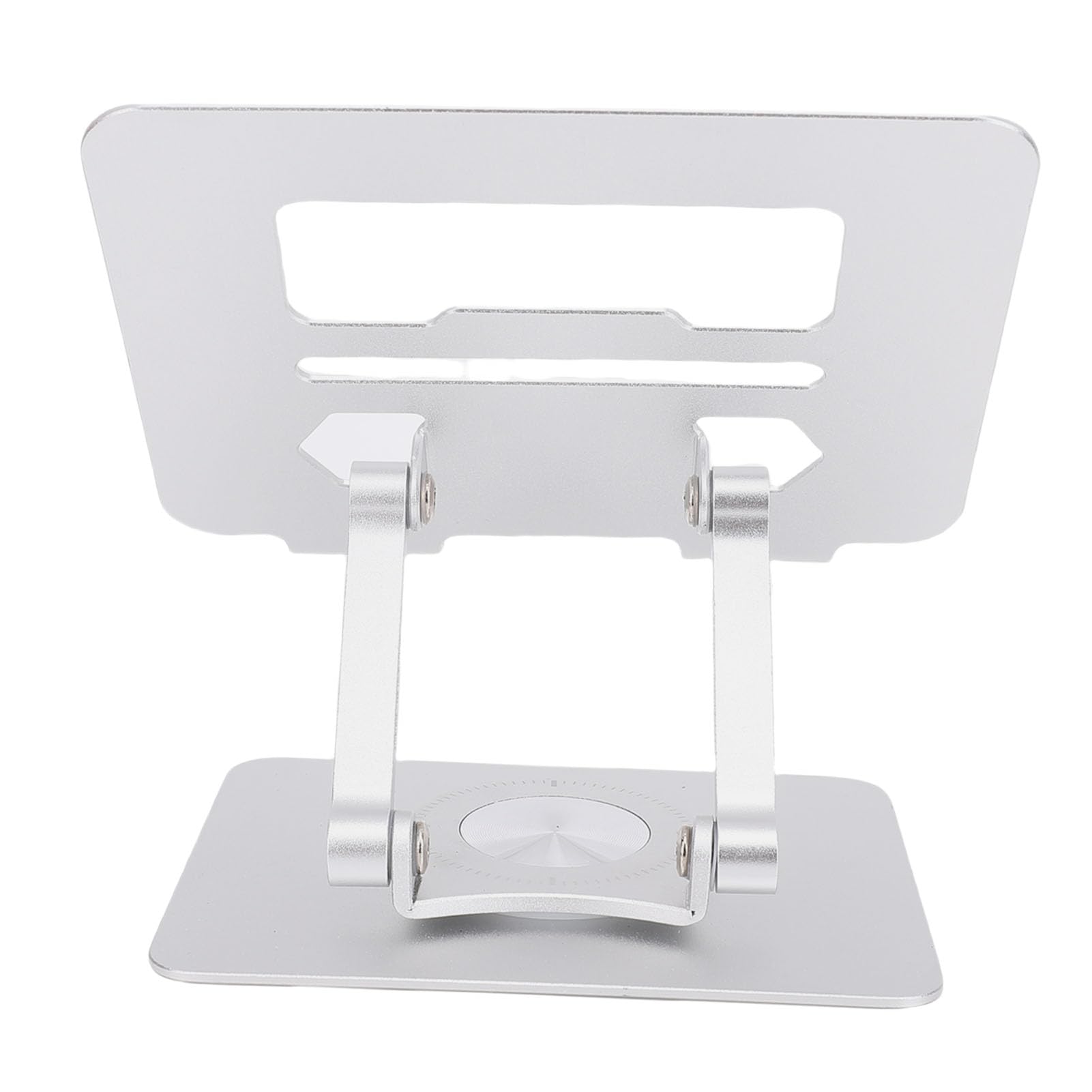Soporte ajustable para tabletas plegable Soporte para tabletas giratorio de 360 ° con base de aleación de aluminio para tabletas de 5,8 a 12,9 pulgadas Lectores electrónicos (plata)