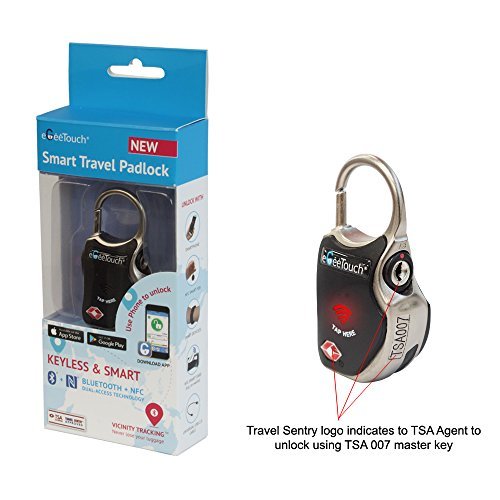 Egeetouch Smart Tsa Travel Lock-Secure & Track Your Luggage/Backpack Anywhere You Go. (Mix 2 Pack) #TOP5
