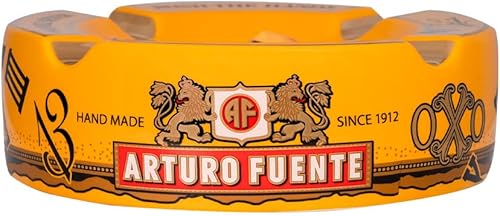 Miniatura 3 de Cenicero de cigarro de porcelana grande de 8.75 pulgadas de edición limitada de Arturo Fuente amarillo
