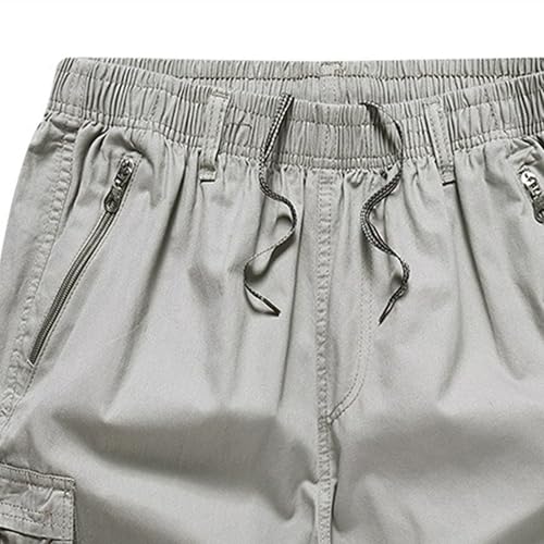 Pantalón corto cargo de algodón para hombre 4X-Large miniatura 4