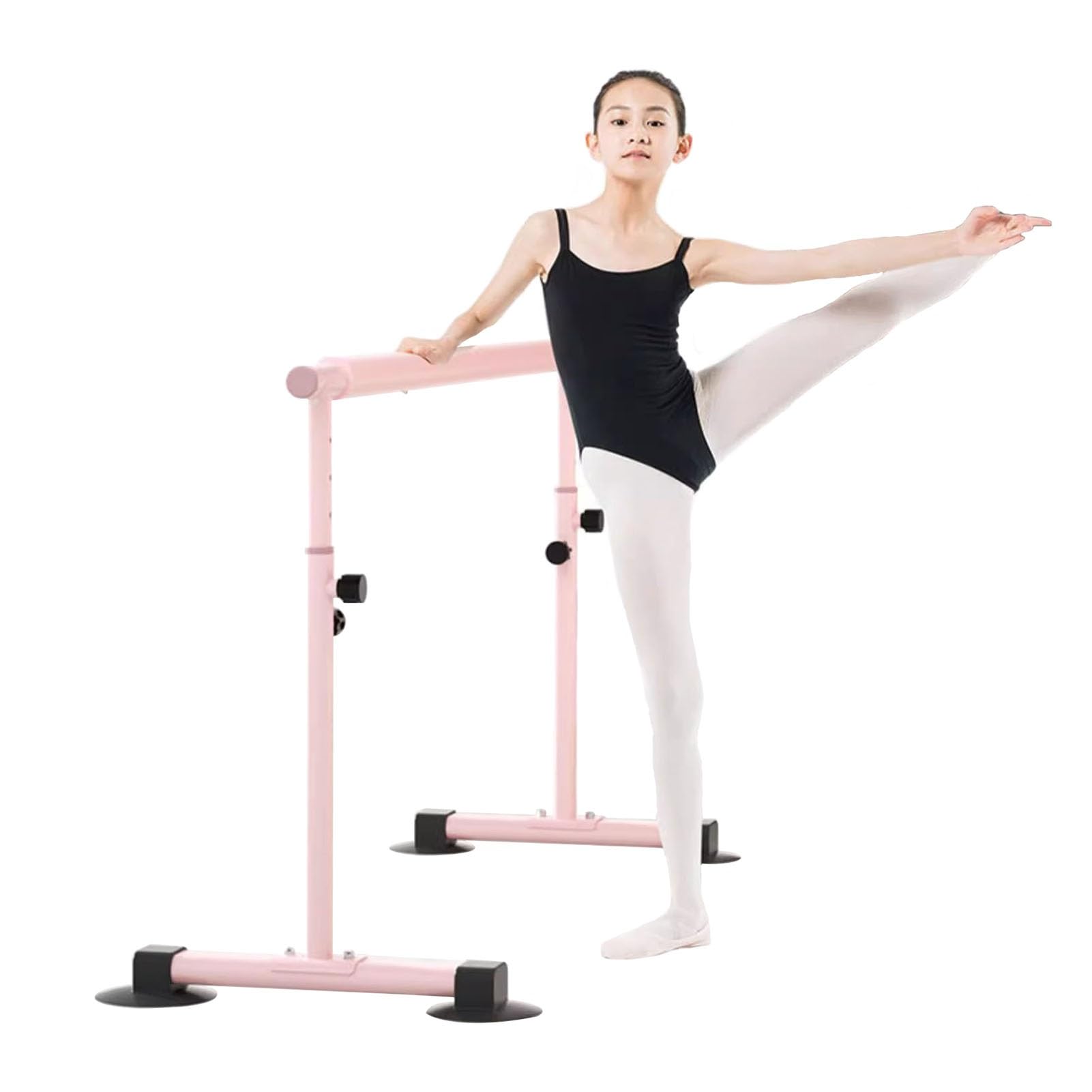RQLSSSLMXJ Ballet Bar Portable Ballet Barre, Adjustable Freestanding Dance Bar For Adults And Teenagers, Home Gym Stretch Dance Pilates Training Equipment, 150cm/4.92ft