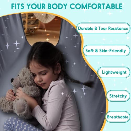 Chihee Sensory Swing Therapy Swing Hammock Indoor Outdoor for Kids, Hardware Included, Soft Breathable Nylon Cuddle Swing Joy Hammock for Child Adult with Autism, ADHD, Aspergers, Sensory Integration - Image 4