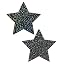 Glitter Black Star