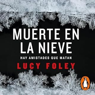 Diseño de la portada del título Muerte en la nieve