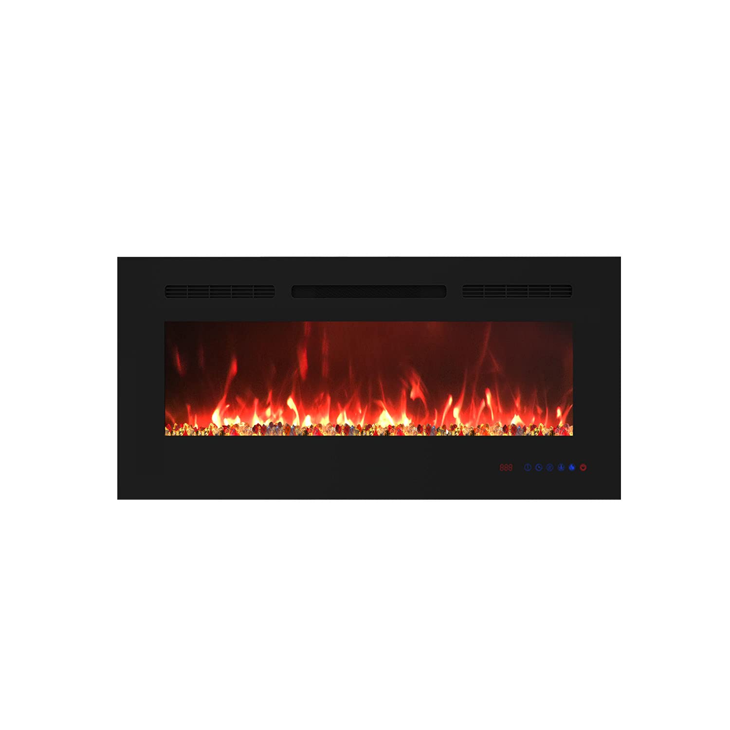 Buy EASEWAY 36 inch Electric Fireplace, Recessed and Wall ed Electric