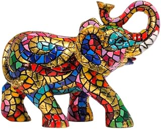 Barcino Designs カーニバル モザイク 象 フィギュア 新品 (13 cm / 5.1 インチ)