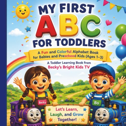 My First ABC for Toddlers: A Fun and Colorful Alphabet Book for Babies and Preschool Kids (Ages 1–3): A Toddler Learning Book from Becky’s Bright Kids TV (Becky and Bo Early Learning Series) image 2