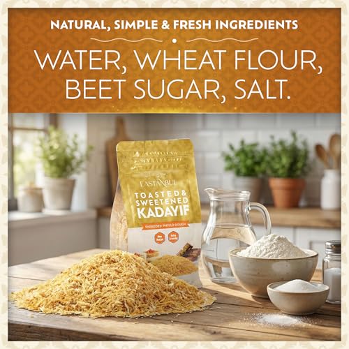 Image of Eastanbul Baked Kataifi, Kadayif, Toasted Katafi, Extra Crunchy, 6oz