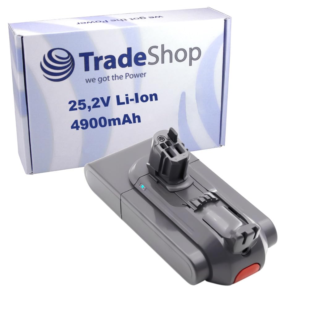 Trade-Shop Li-Ion Akku 25,2V 5,0Ah kompatibel mit Dyson V15 Detect (Absolute Extra, Total Clean), V15s Submarine ersetzt 970343-04 970343-06 355983