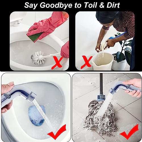 Image of Bathroom Jet Spray for Toilet Ennius Toilet Jet Spray, Jet Spray for Toilet Portable | Portable Health Faucet Jet Spray for Toilet - for Multiple Tasks | Jet Spray Portable | Toilet Spray Jet