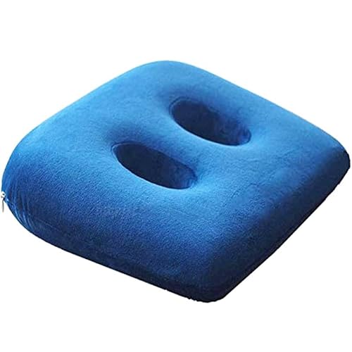 Memory Foam Sit Bone Relief Cushion for Butt, Lower Back, Hamstrings, Hips, Ischial Tuberosity for Home and Office Men and Women