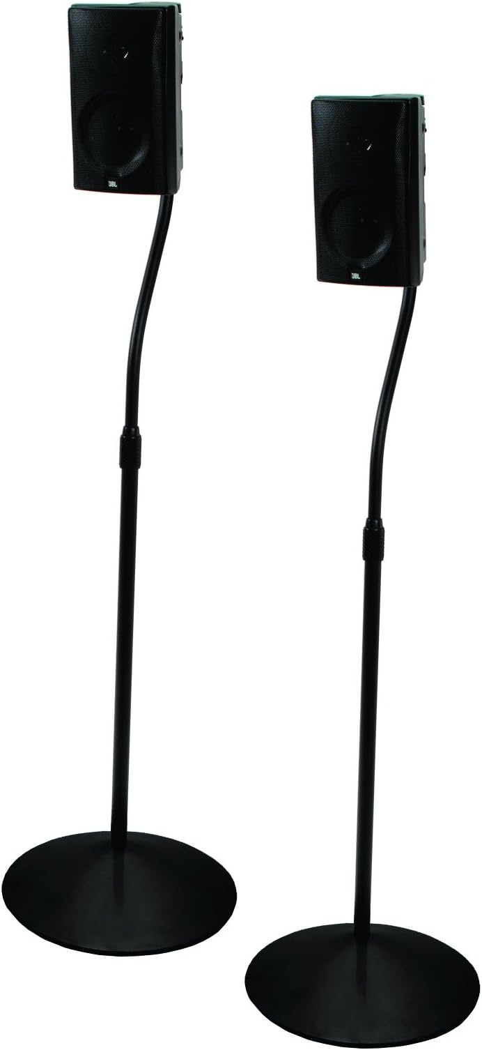 B-Tech BTV910 VENTRY - Home Cinema Speaker Stands (Pair) in Black