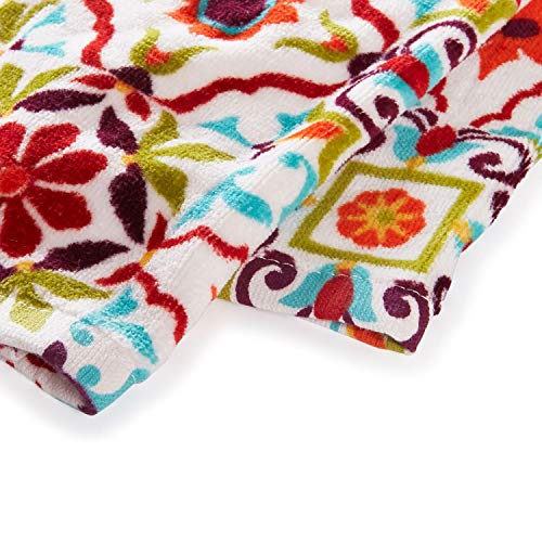 Fiesta Worn Tiles Kitchen Towel Set, Multicolor, 2 Piece #TOP1