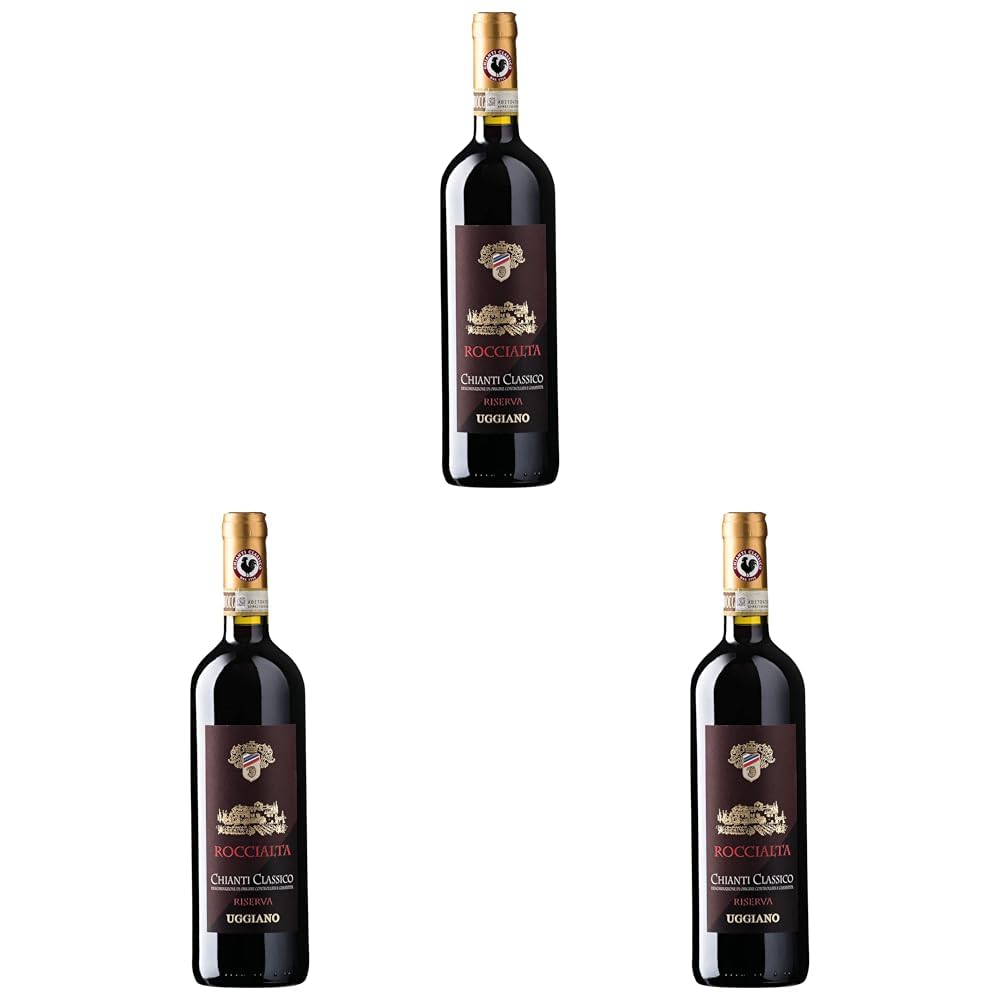 Uggiano Chianti Classico Riserva DOCG Roccialta (Packung mit 3)