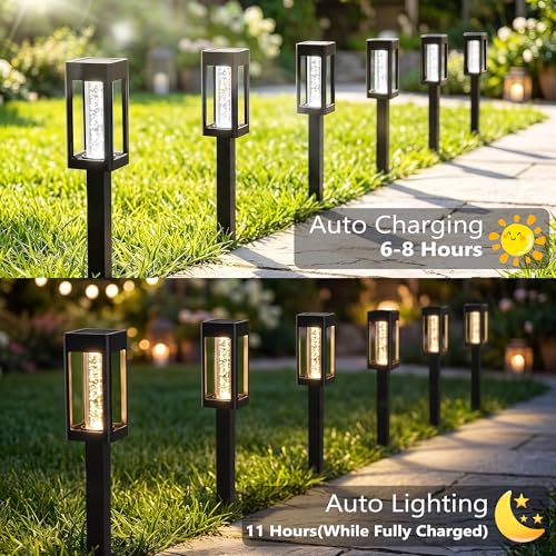 Solar Lights Outdoor Garden 6-Pack