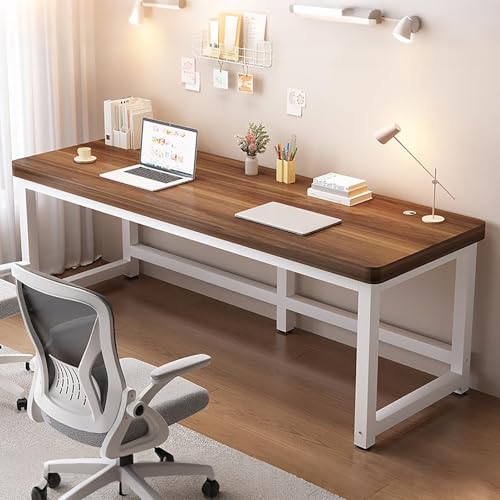 TRAGLO �p�\�R���f�X�N �Q�[�~���O�f�X�N 32mm���̃f�X�N�g�b�v pc�f�X�N ������� ��Ɗ� ���ȃX�`�[���t���[�� �I�t�B�X�e�[�u�� �g���ȒP �e�����[�N/�׋�/�ݑ�Ζ�(�E�H�[���i�b�g�{���g,80x60x75cm)