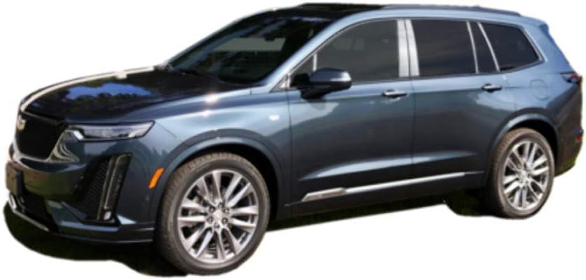 QAA is Compatible with 2020-2025 Cadillac XT6 4 Piece Stainless Pillar Post Trim PP60210