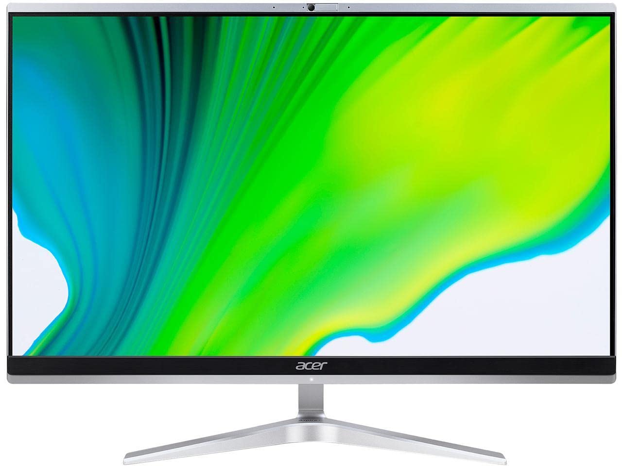 Acer Aspire C24-1651-UR15 AIO Desktop | 23.8" Full HD IPS Display | 11th Gen Intel Core i3-1115G4 | Intel UHD Graphics | 8GB DDR4 | 512GB NVMe M.2 SSD | Intel Wi-Fi 6 | Windows 10 Home