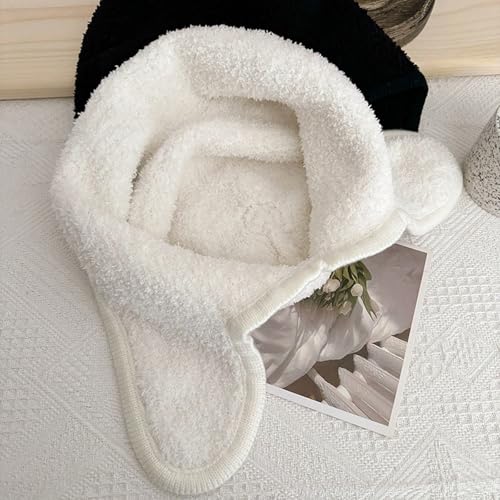 Hat Wear,Furry Cartoon Bear Hat with Ear for Outdoor Sports Furry Hat with Ear Oversized Headgear Hat for Winter3
