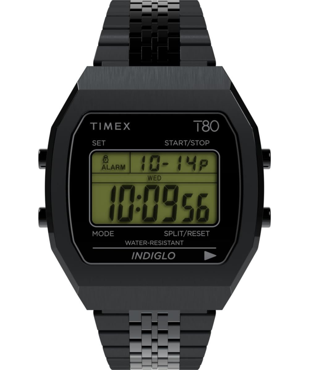 Timex T80 Steel Bracelet Strap 36mm 3ATM Watch TW2W91600