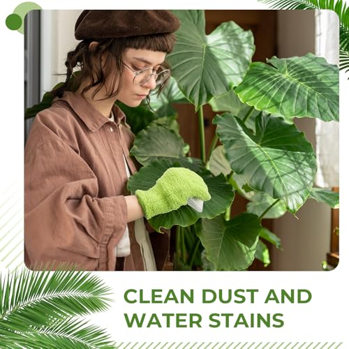 Paquete de 8 toallitas limpiadoras para plantas con guantes miniatura 5
