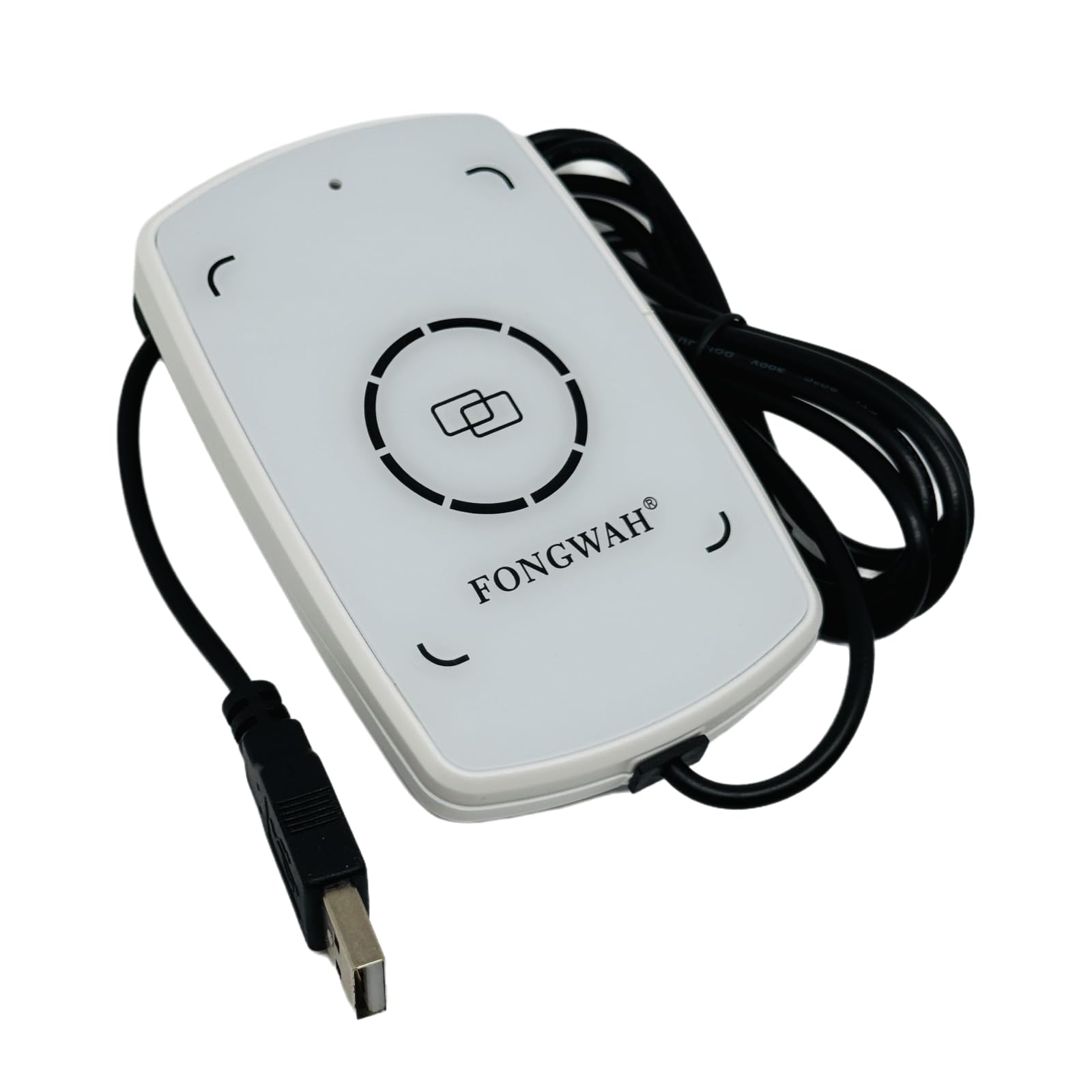 Fongwah Lector/Escritor RFID UHF con Soporte para emulador de Teclado, hasta 50 cm de Distancia de Lectura, Conforme a ISO18000-6C/Global EPC C1 Gen 2 | Archivos SDK para la integración en su sistema individual