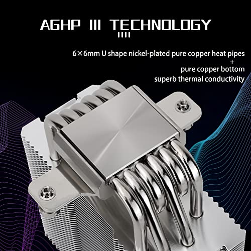 Thermalright Burst Assassin 120 ARGB CPU Air Cooler,6 Heat Pipes,TL-C12CG-S PWM Quiet Fan CPU Cooler,for AMD AM4 AM5/Intel 1700/1150/1151/1200 1