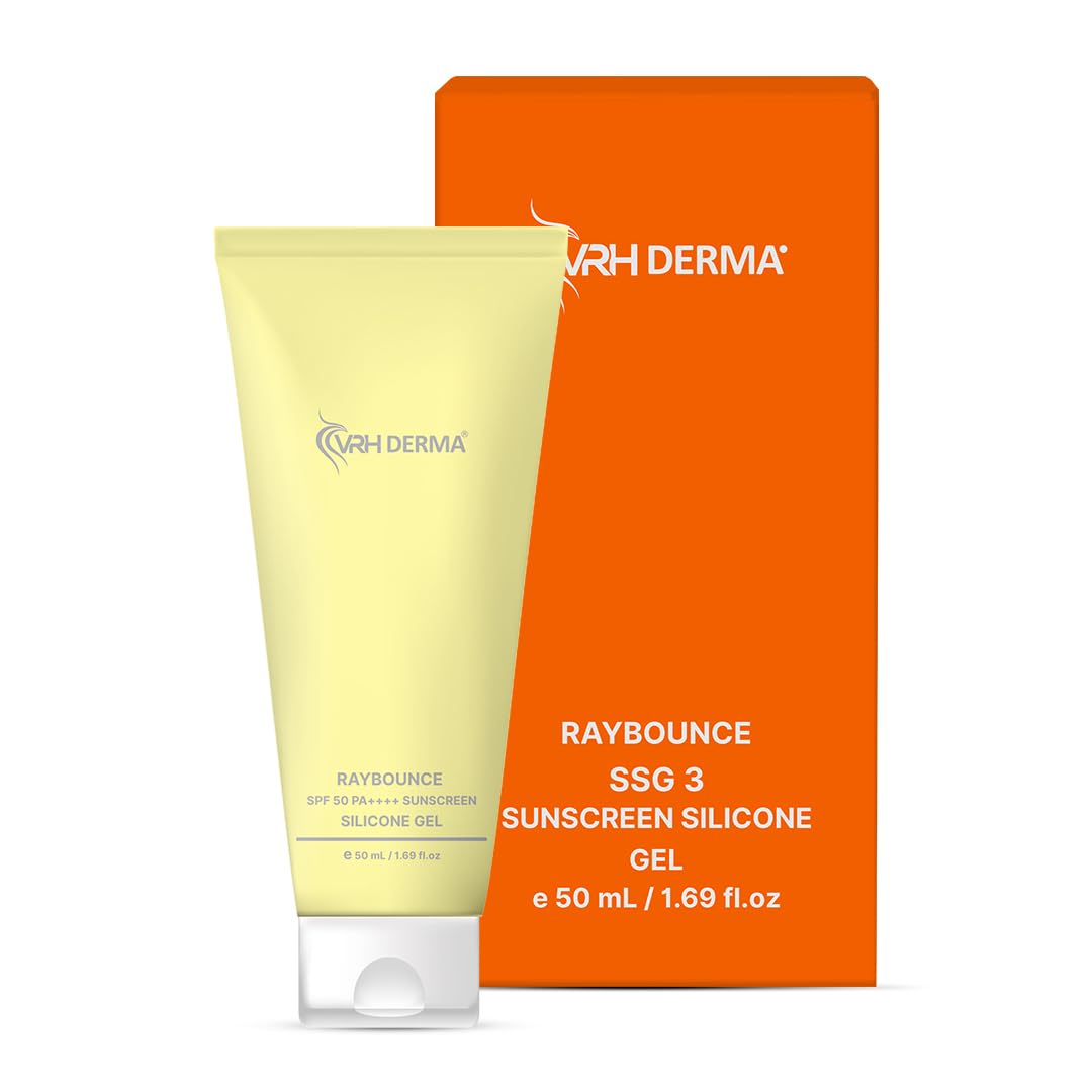 VRH Sunscreen Silicone Gel SPF 50 PA+++ | Provides UVA/UVB Defense with Matte Finish | Superior Hydration and All-Day Moisture Retention | Lightweight and No White Residue | Ideal for Sensitive Skin | 50ml