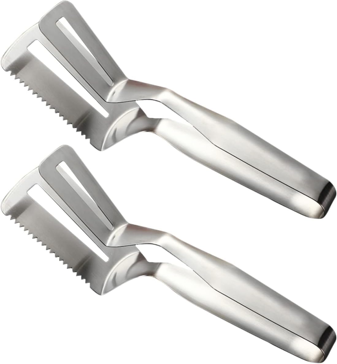 Cooking Tongs 2pcs Bread Clip Kitchen Cooking Tongs Serving Tongs Fried Fish Spatula Portable(2pcs)