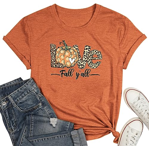 Plus Size Halloween Shirts for Women Pumpkin Graphic Tshirt Oversized Fall Casual Tee Tops3